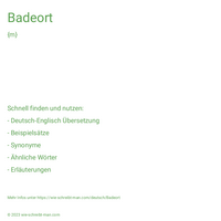 Badeort