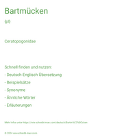 Bartmücken