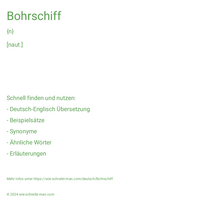 Bohrschiff