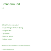 Brennermund