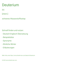 Deuterium