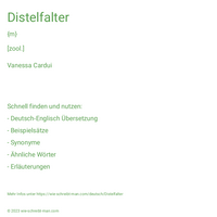 Distelfalter