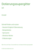 Dotierungssupergitter