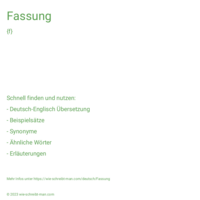 Fassung