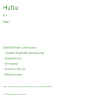 Haftie