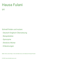 Hausa Fulani