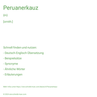 Peruanerkauz