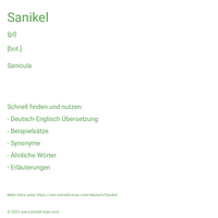 Sanikel