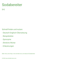 Sodabereiter