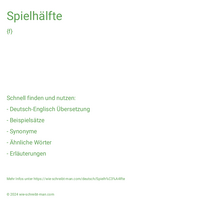 Spielhälfte