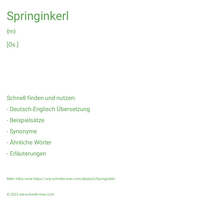 Springinkerl