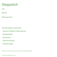 Steppstich