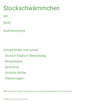 Stockschwämmchen