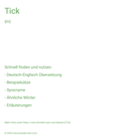 Tick