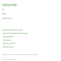 Urbanität