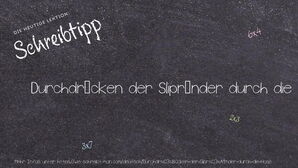 Wie schreibt man Durchdrücken der Slipränder durch die Hose? Bedeutung, Synonym, Antonym & Zitate.