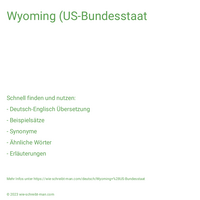 Wyoming (US-Bundesstaat