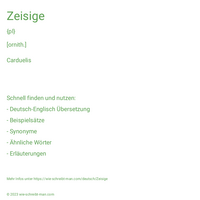 Zeisige