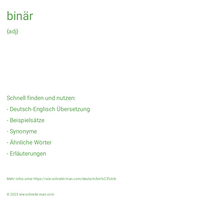 binär