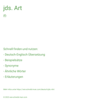 jds. Art