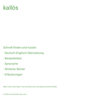 kallös