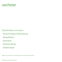 sechster