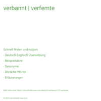 verbannt | verfemte