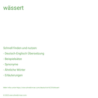 wässert