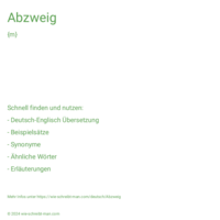 Abzweig