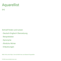 Aquarellist