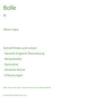 Bolle