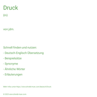 Druck