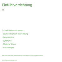 Einführvorrichtung