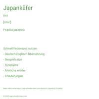 Japankäfer