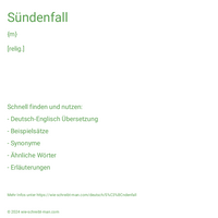 Sündenfall