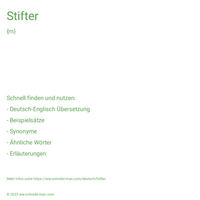 Stifter