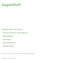 bagatellhaft