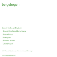 beigebogen