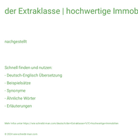 der Extraklasse | hochwertige Immobilien