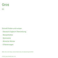 groß