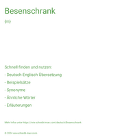 Besenschrank