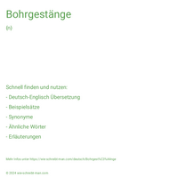 Bohrgestänge