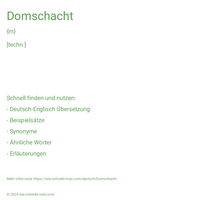 Domschacht