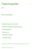 Falschspieler