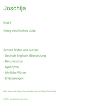 Joschija