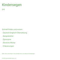 Kindersegen