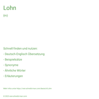 Lohn