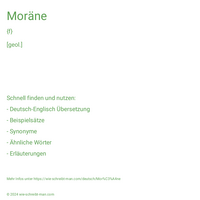 Moräne