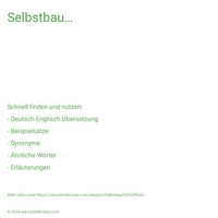 Selbstbau…