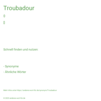Troubadour